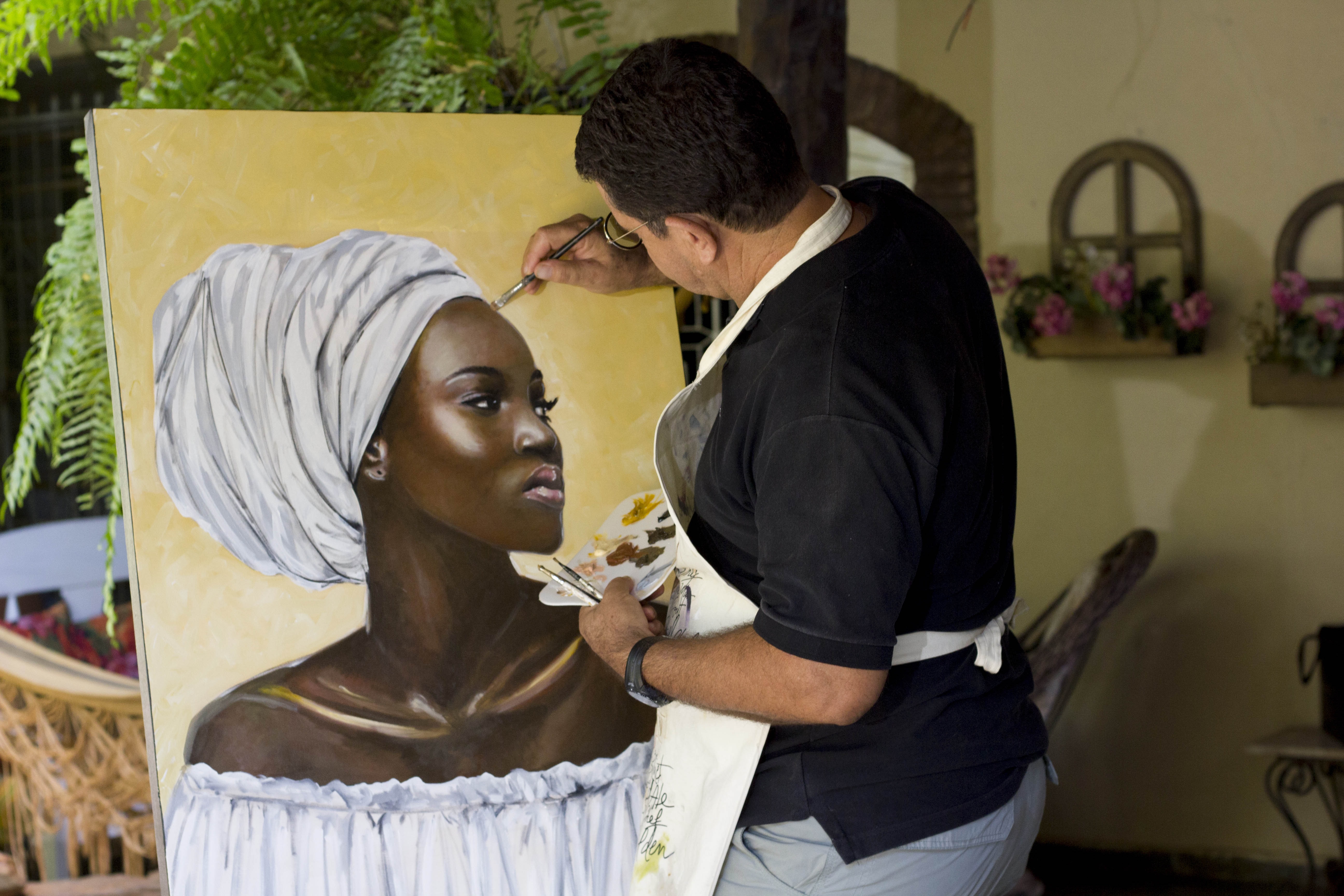 06.11.2017 Selvo Afonso pintando