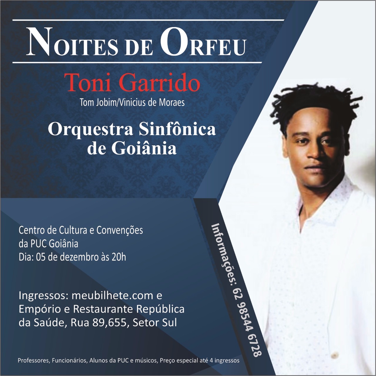 23.11.2017 Show Tony Garrido