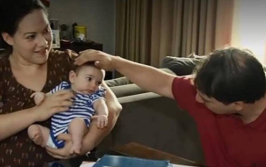 04.05.2018 sandrinha panta com vitor e bebe