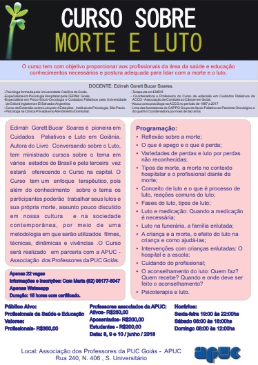 05.06.2018 curso morte e luto