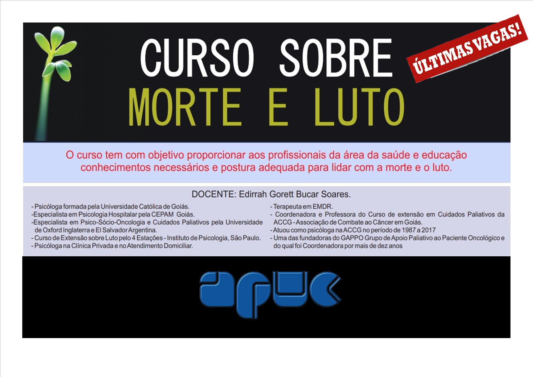 05.06.2018 ultimas vagas curso morte e luto
