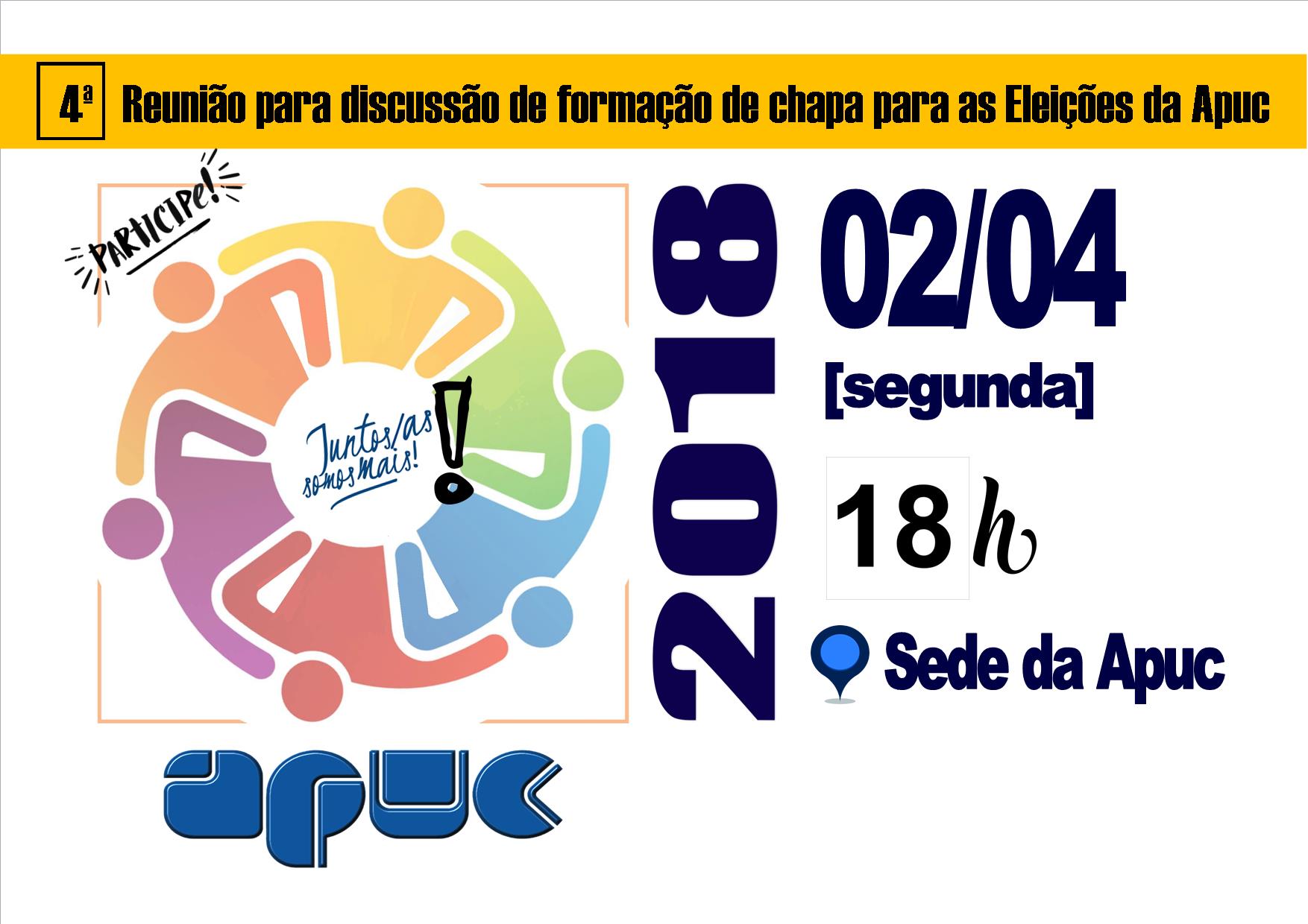 28.03.2018 reuniao discussao de chapas eleicoes da apuc