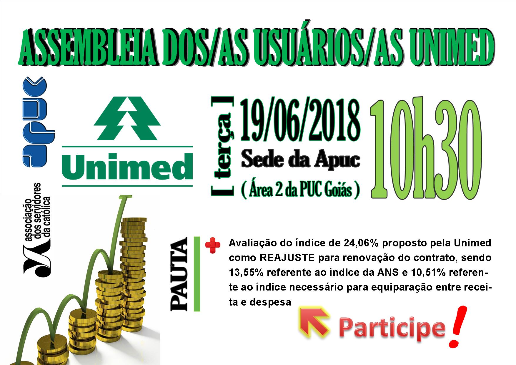 13.06.2018 Cartaz Assembleia Unimed