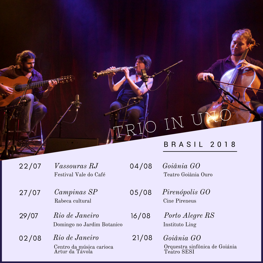 26.07.2018 Banner tour TRIO IN UNO 2018 Brasil