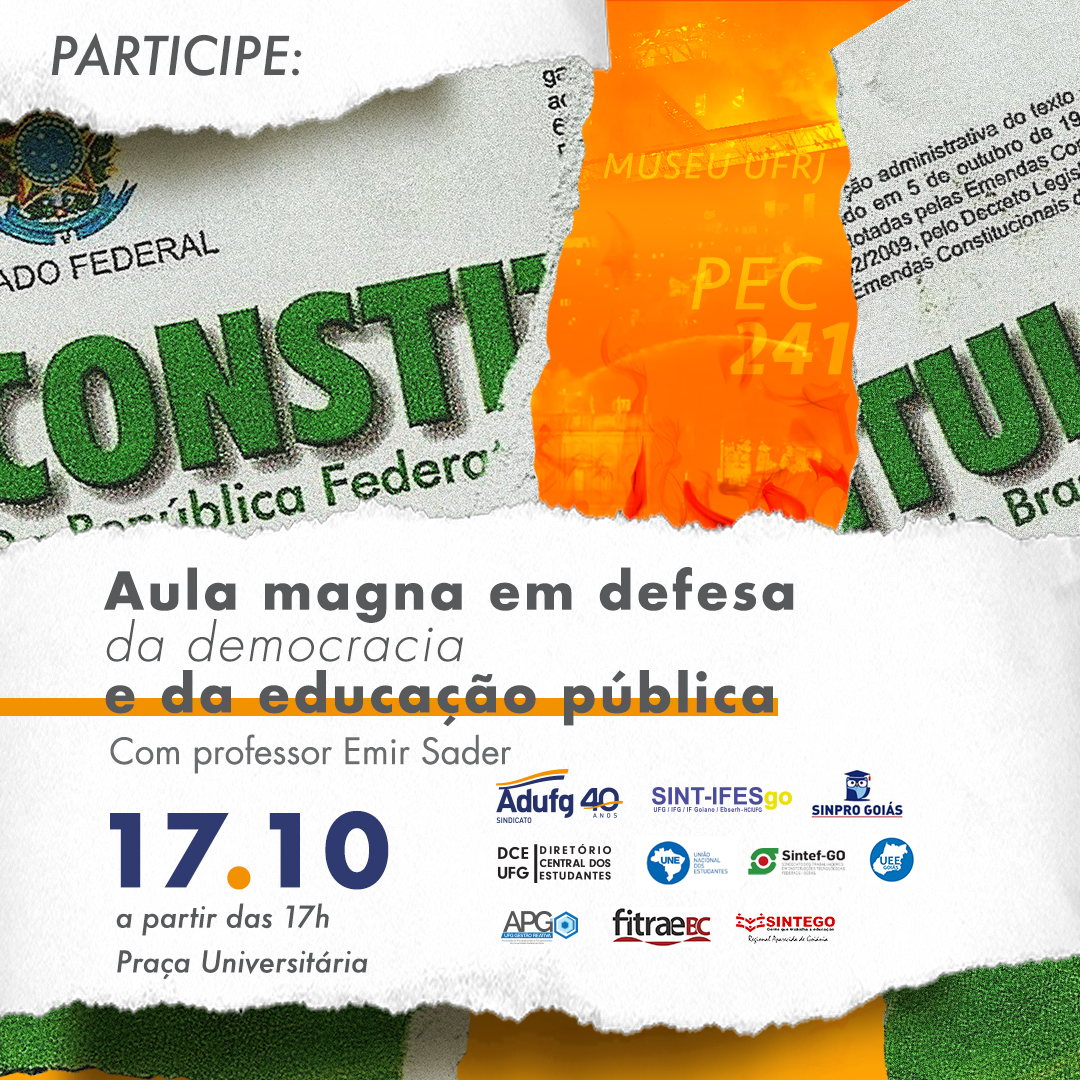16.10.2018 Aula Magna DEMOCRACIA Emir Sader