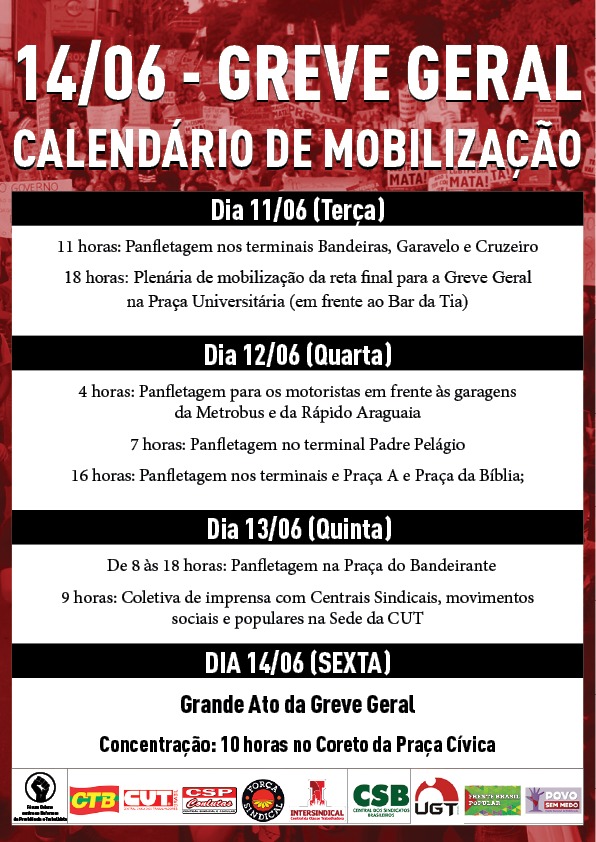 11.06.2019 Programacao Greve Geral Goiania