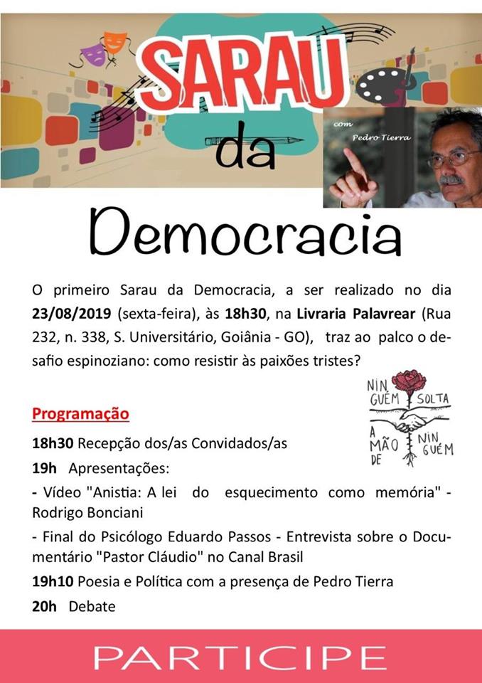 19.08.2019 1 Sarau da Democracia