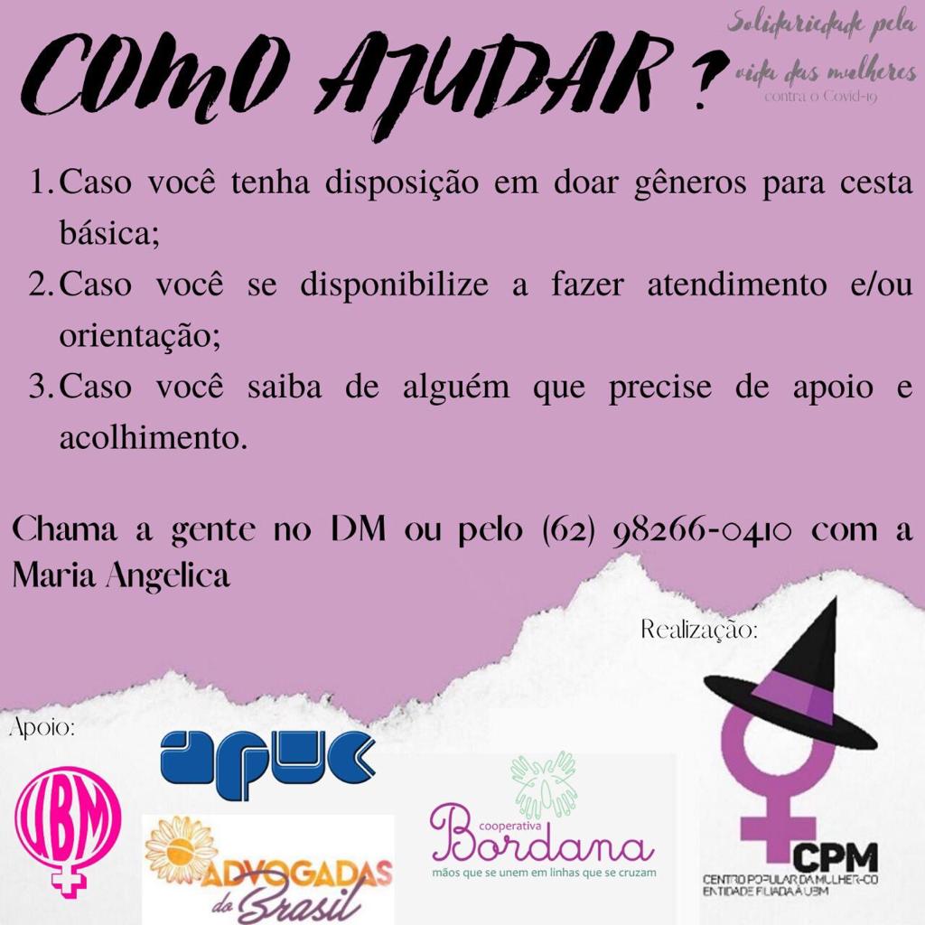 28.04.2020 Post Como ajudar campanha CPM