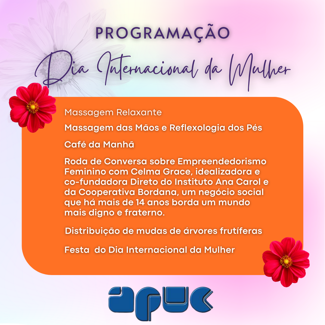 06.03.2023 POST Programacao Geral Dia Internacional da Mulher