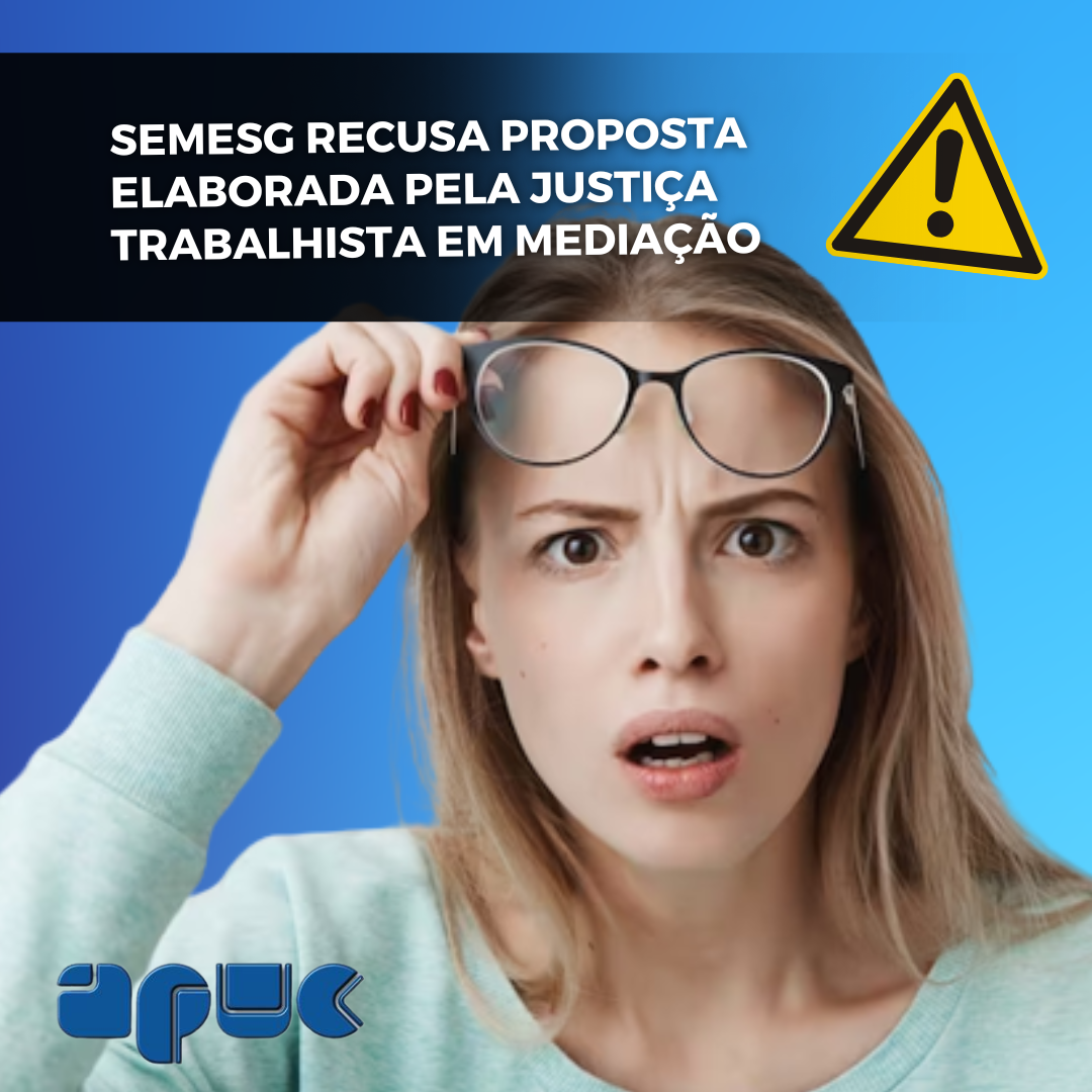 30.08.2023 POST Semesg recusa proposta elaborada pela Justiça Trabalhista em mediação