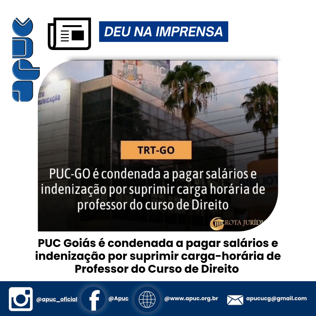 29.10.2025 POST Deu na imprensa PUC Goias e condenada por suprimir carga horaria2