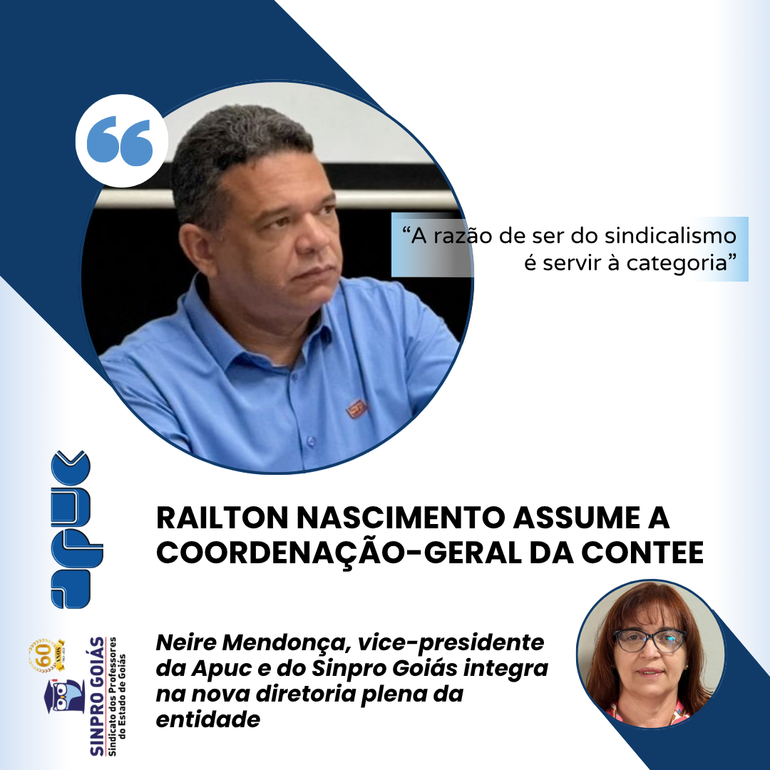 30.07.2025 POST Neire Mendonça vice presidente da Apuc e do Sinpro Goiás integra na nova diretoria plena da entidade